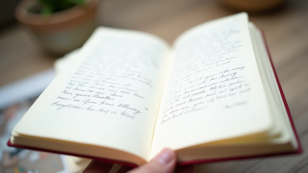 Mehrere Tagebuchseiten nebeneinander mit verschiedenen Schreibstilen, Notizen und Markierungen